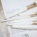 9pcs white makeup brush Set Costomize Logo